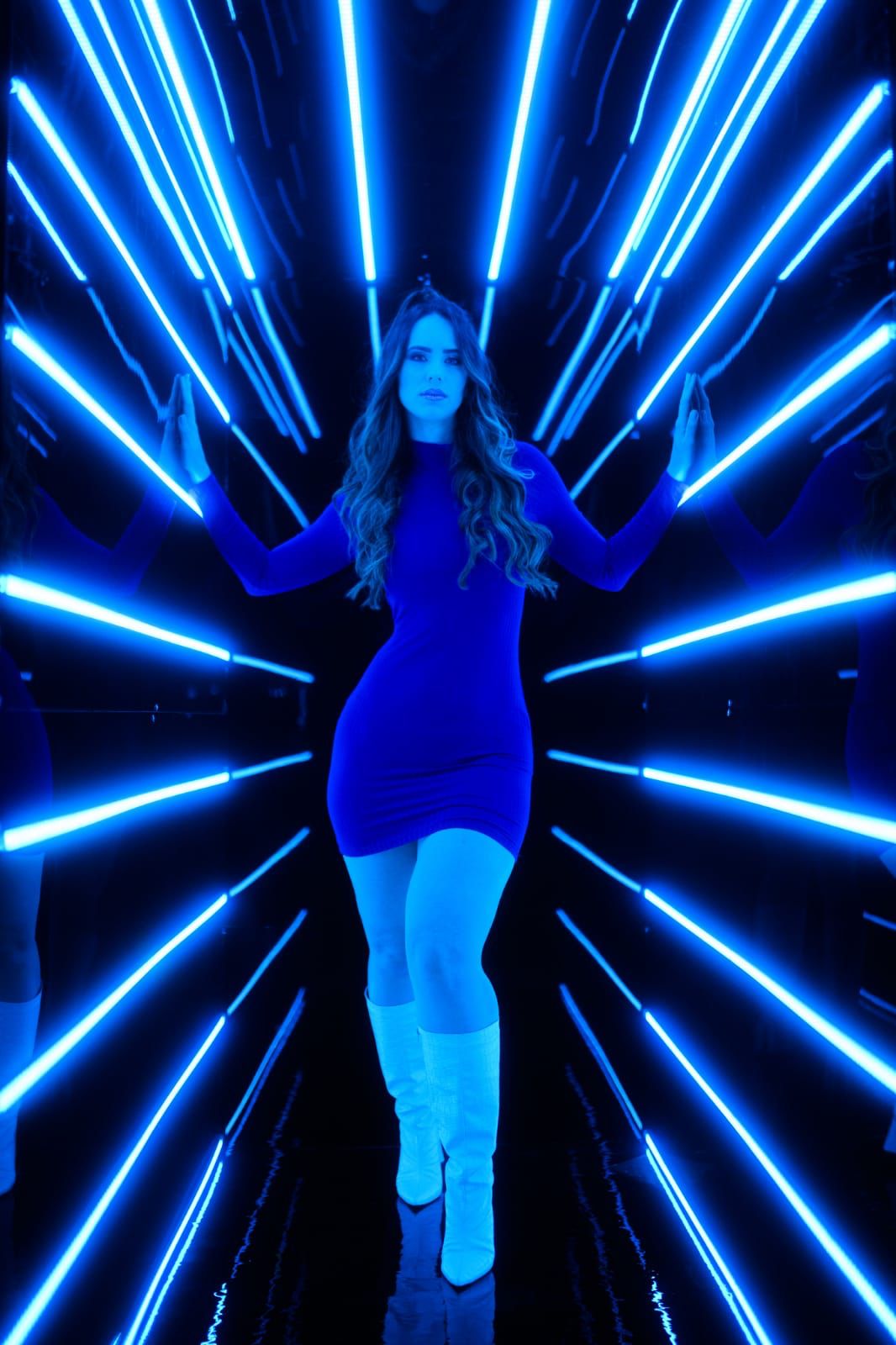 Túnel Infinity em evento da Look Foto Cabine